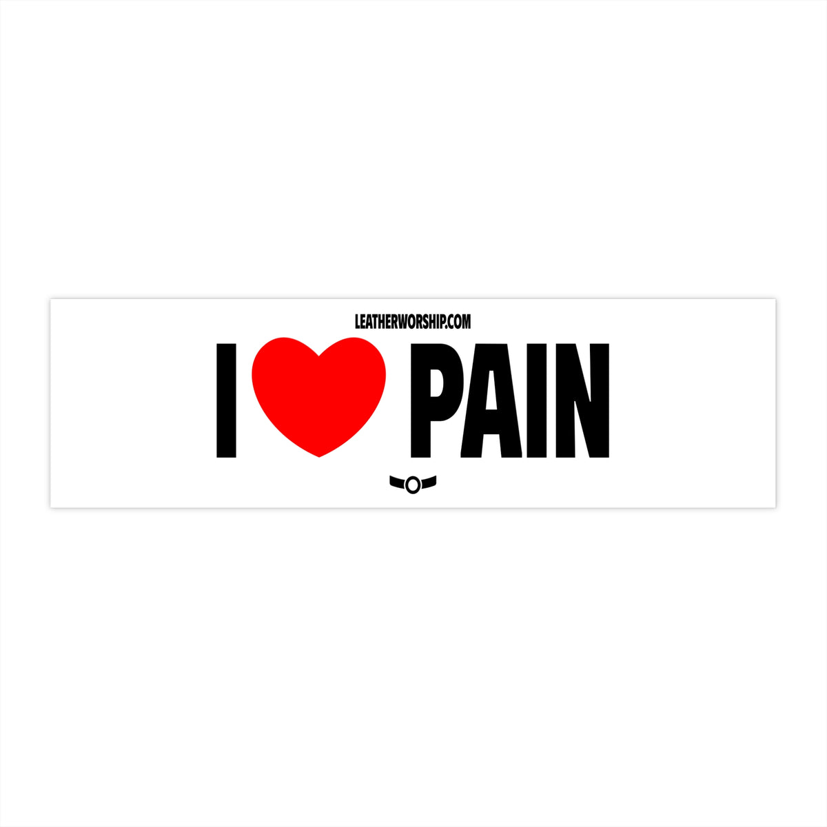 I Heart Pain Bumper Sticker
