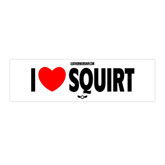 I Heart Squirt Bumper Sticker