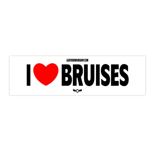 I Heart Bruises Bumper Sticker