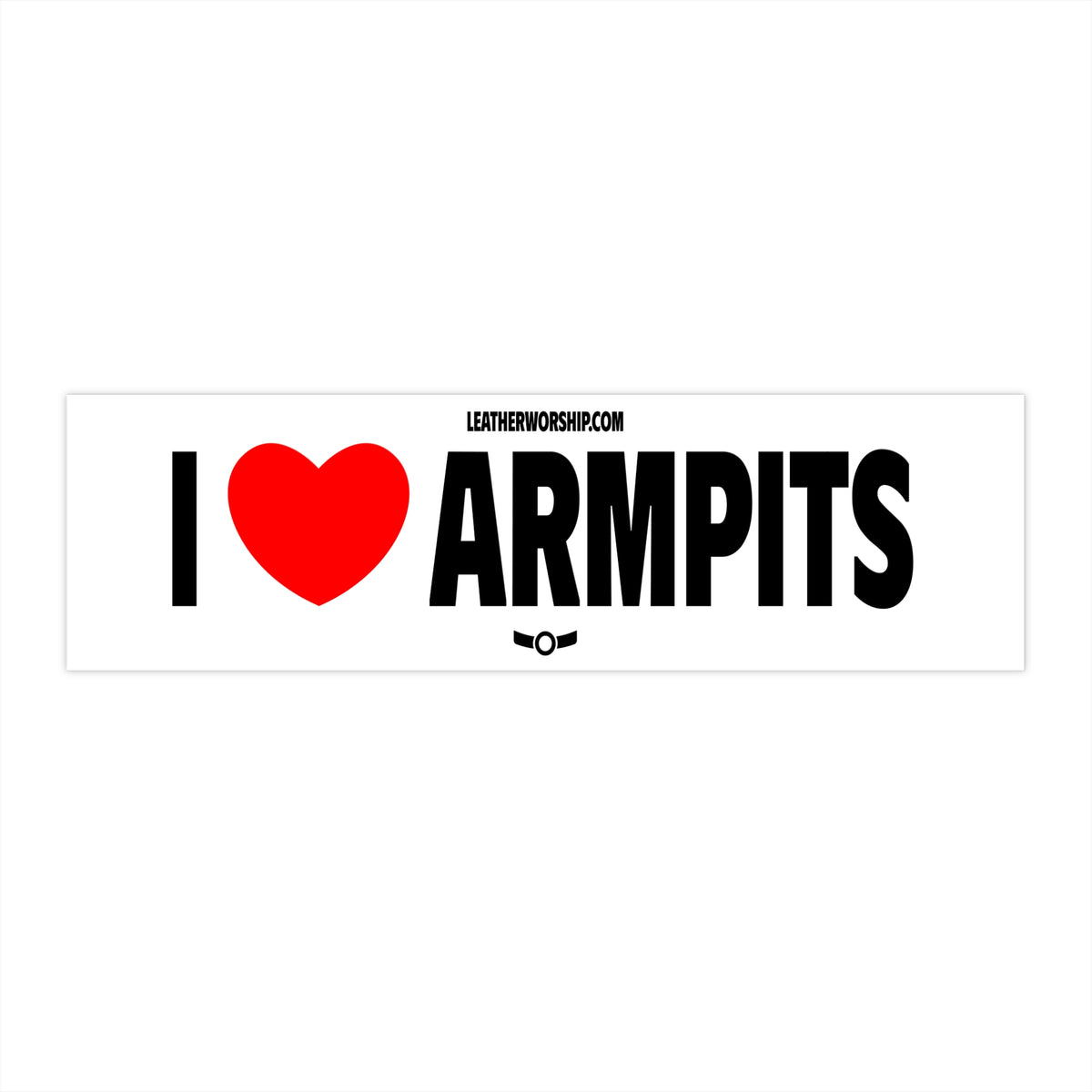 I Heart Armpits Bumper Sticker
